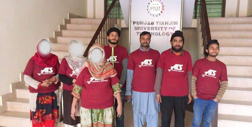 Awais Traders & Services technical staff on site in Lahore